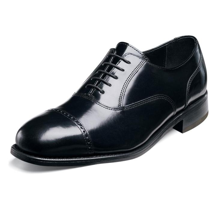 Mens cap toe oxford dress shoes