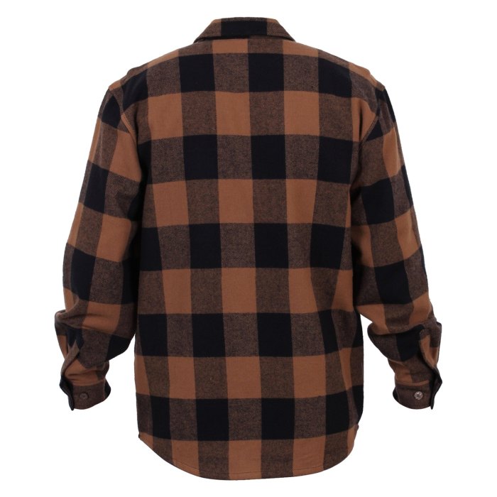 Brown plaid dress shirt mens