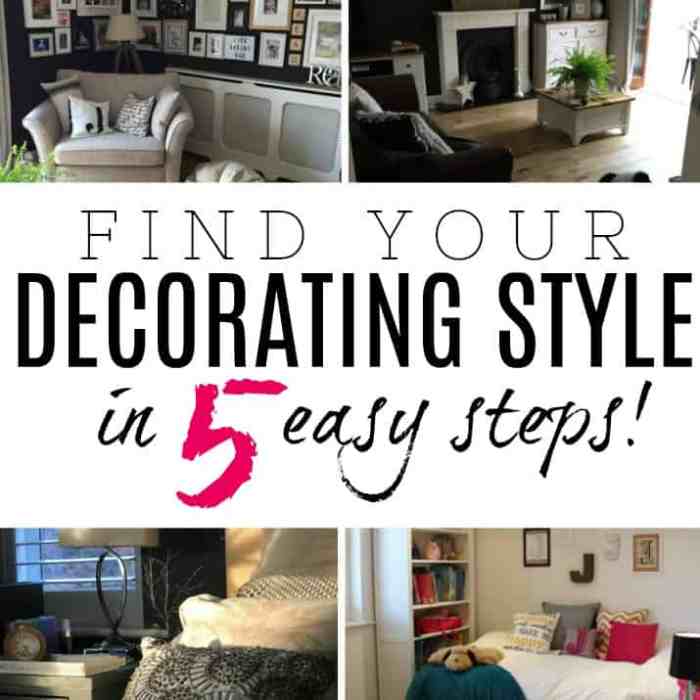 How do i figure out your decorating style