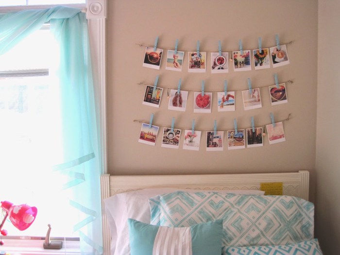 How to decorate room with photo collage