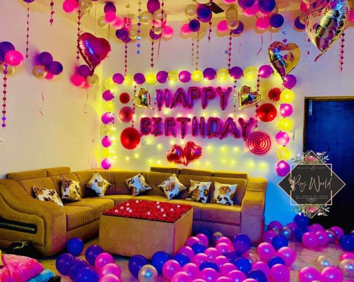 How to decorate room for boyfriend birthday