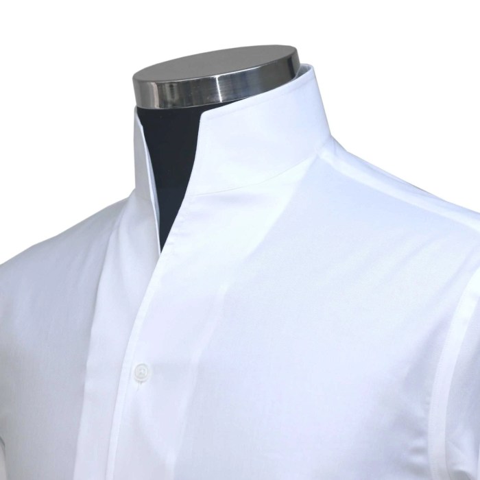 High collar women's dress shirts