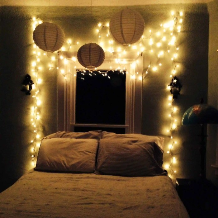 How to decorate my room with lights